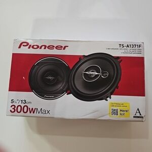 New Pioneer TS-A1371F 5.25" 3-Way Coaxial Car Speakers (Pair) 300W Max